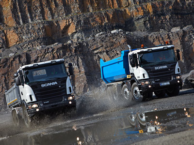 SCANIA P360CB-6x4 & SCANIA P410CB-8x4 New Tough Off-Road Scania Trucks